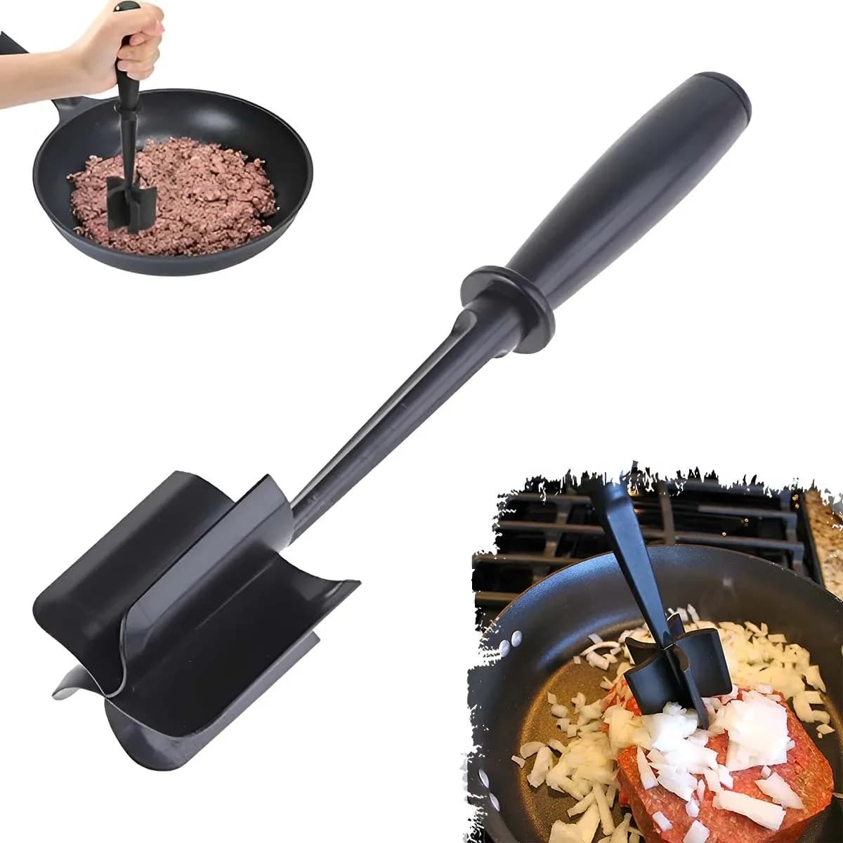 Shrimp for portable meat, meat, potatoes, salad, tomato, rice blender, meat grinder