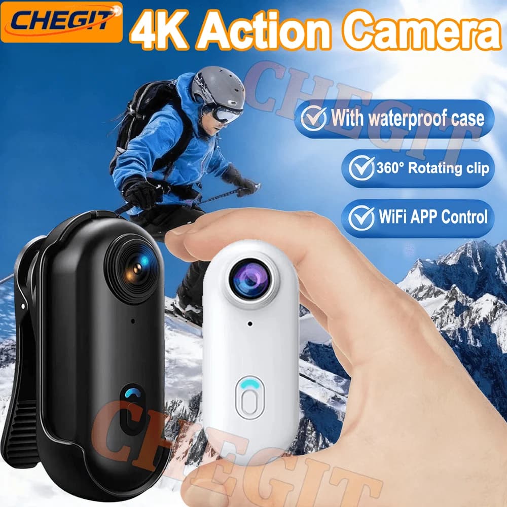 4K WiFi Mini motorcycle camera Dash Cam Moto Dvr Waterproof registration for bike travel recorder for motorcycle