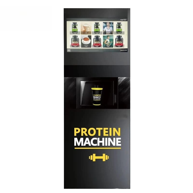 Personalized Automatic Powder Proteins Distributor for Commercial Fitness, Automatic Distributor of Hot and Cold Energy Drinks with Cloud Management