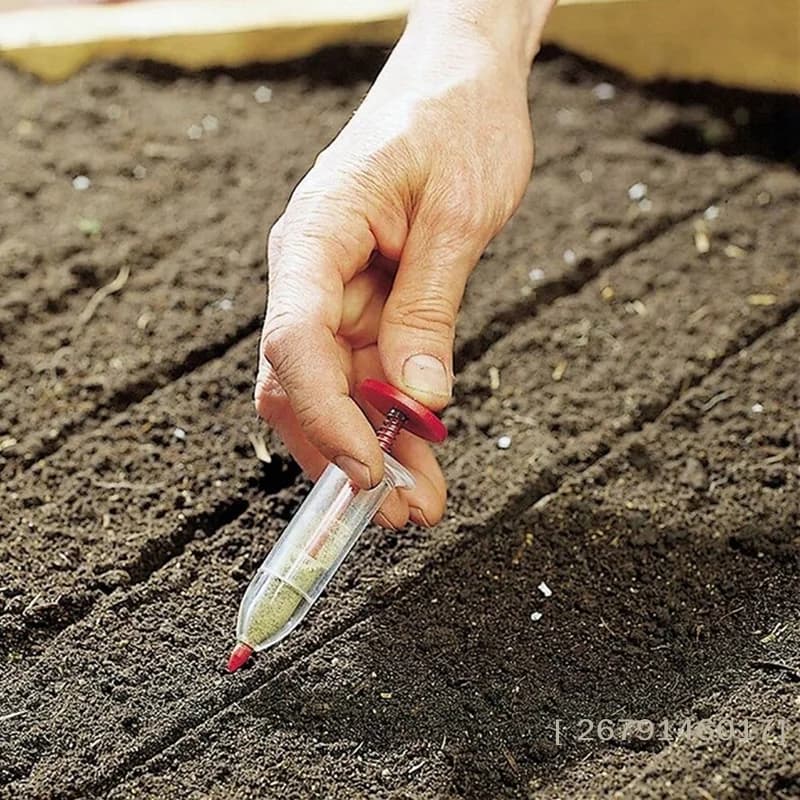 laYY26 la Portable Semi Dispenser, mini manual planter for garden cultivation, essential accessories for pots and flower beds