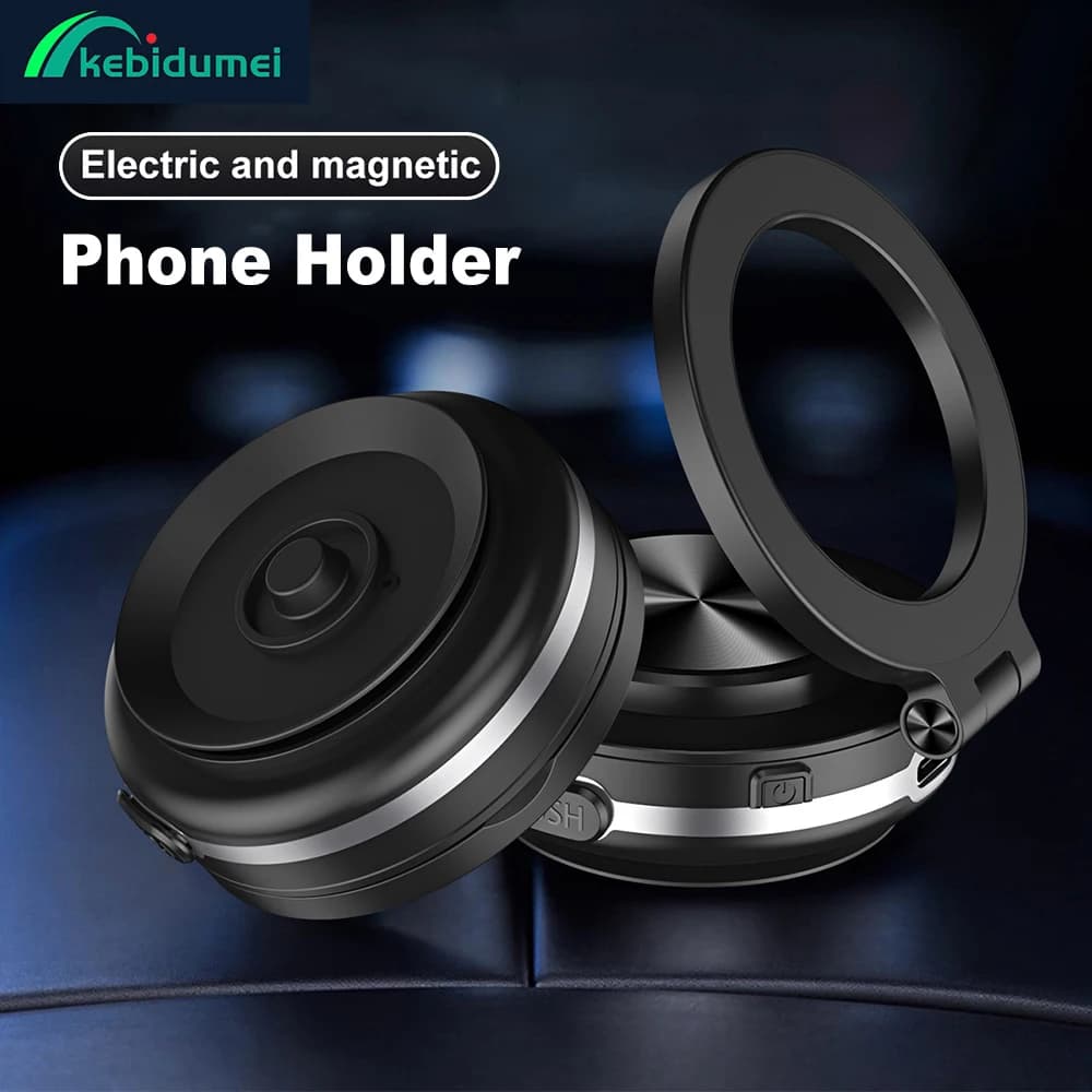 360 ° Supporto magnetico per auto girevole Supporto per telefono intelligente per adsorbimento del vuoto Supporto per auto Parabrezza Staffa magnetica per auto stabile