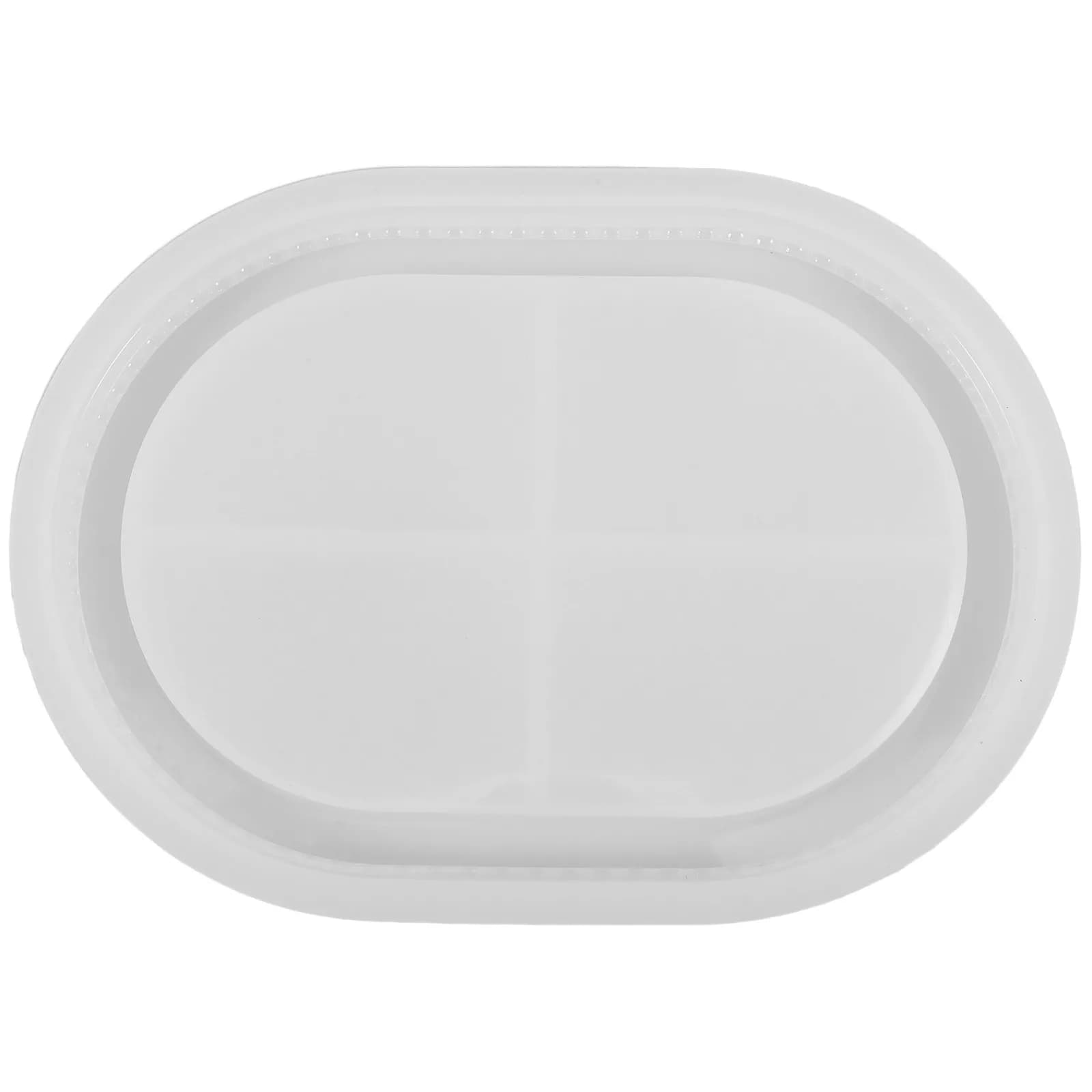 Oval Silicone Tray Mold for DIY Resin Epoxy Concrete Plaster Crafting Trays Jewelry Holders Home Decor Mini Trinket Dish