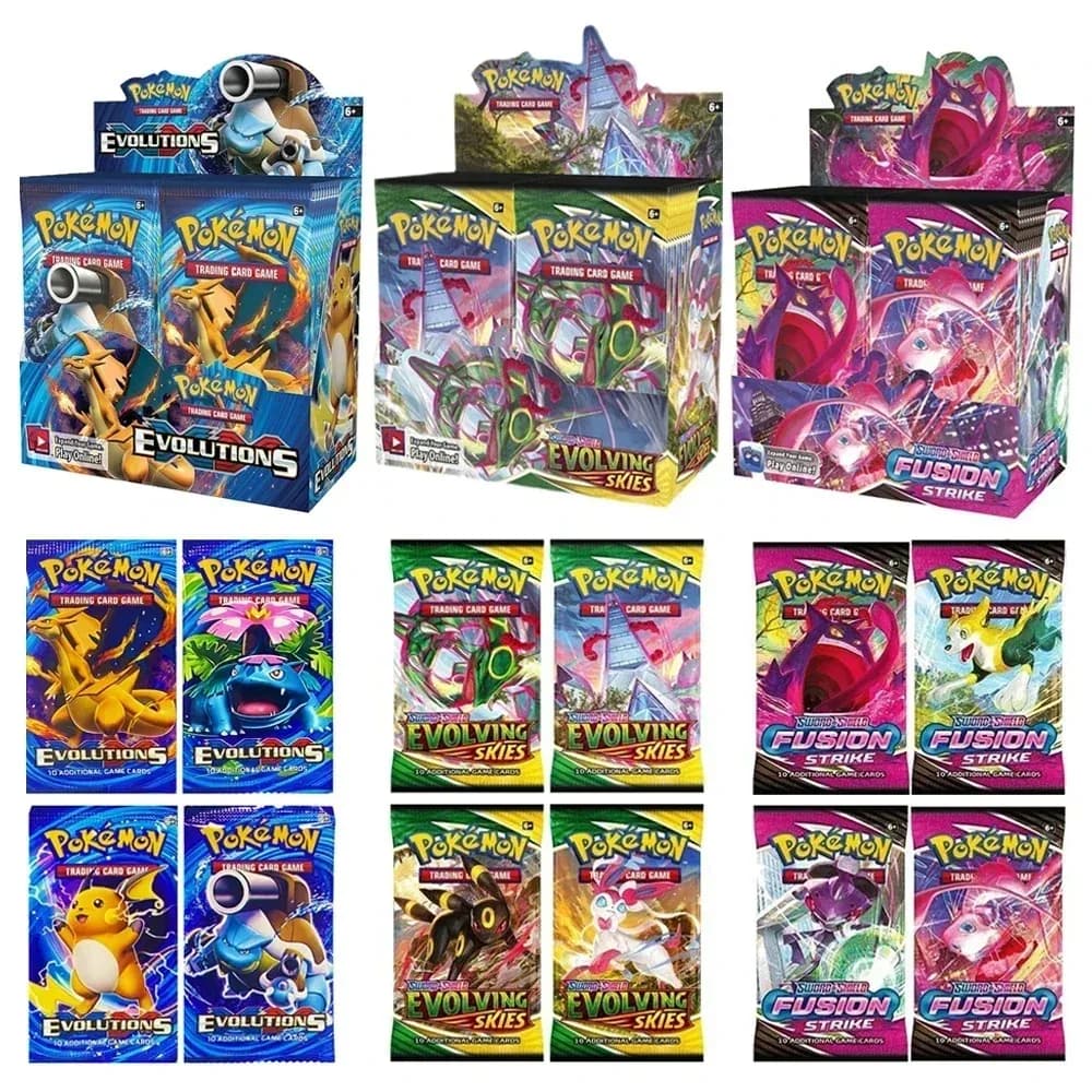 40/360 Pz Scatola Pokemon Carta Scarlet & Violet Evoluzioni Prismatiche Inglese Booster Battle Carte Trading Collezione di Carte di gioco