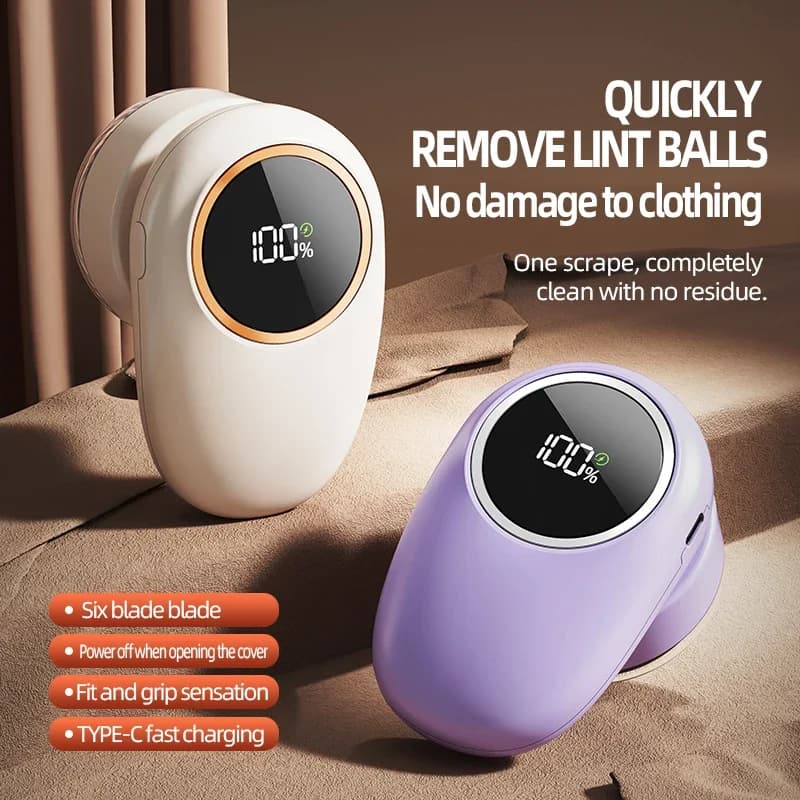 Electric Lint Remover USB Rechargable Cloth Fabric Shaver Fluff Pellet Remove Machine for Clothes Sweater Hairball Trimmer