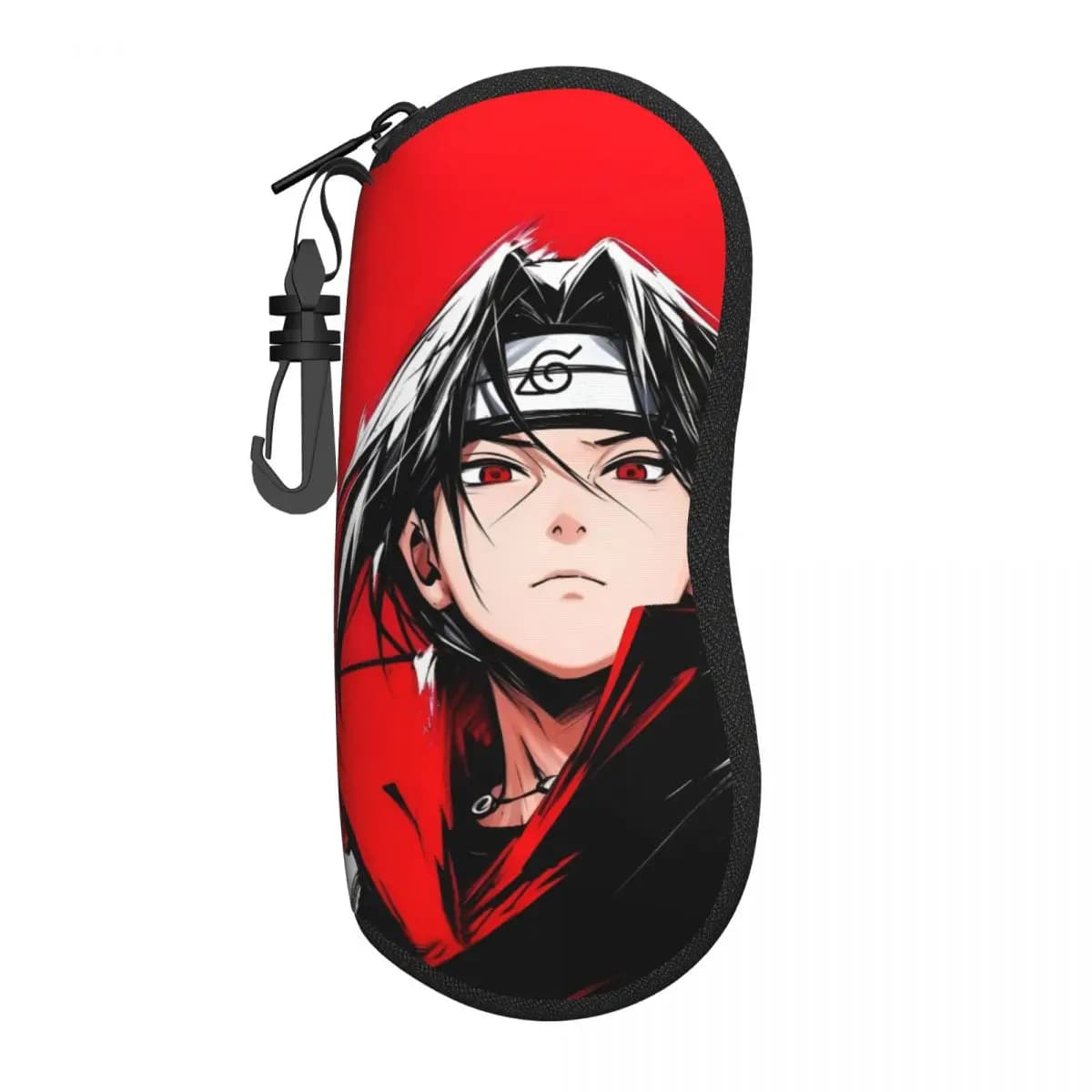 Custodia Protettiva per Occhiali Anime U-Uchihaes I-Itachies Eagle Personalizzata, Custodia alla Moda per Occhiali da Sole, Astuccio Caldo per Occhiali