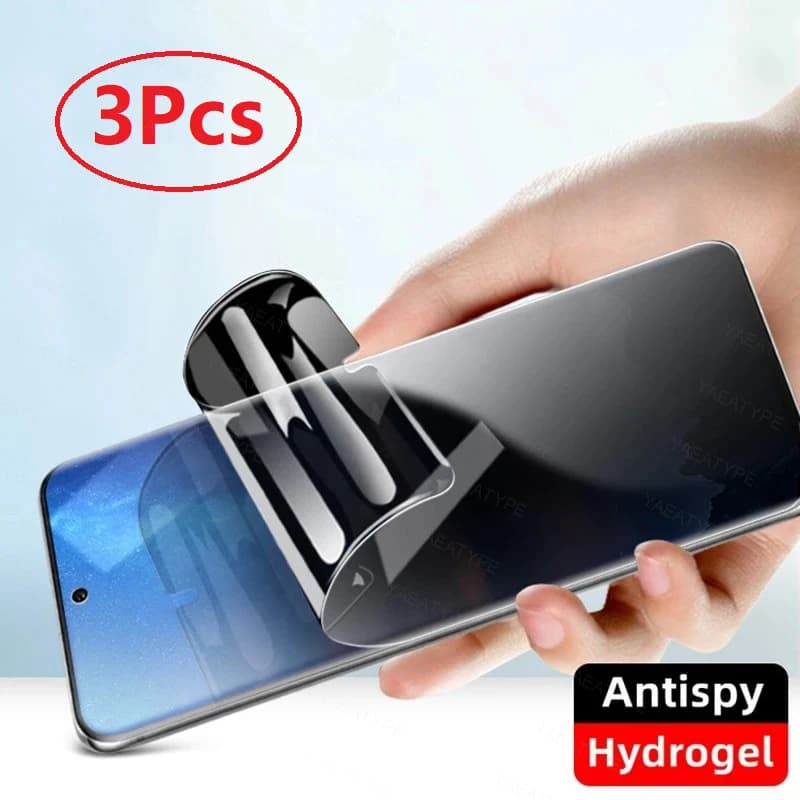 3PCS Privacy Idrogel Pellicola Per Samsung Galaxy A03 A12 A13 A14 A15 A21S A22 A23 A30 A31 A32 A33 A34 5G Protezione Dello Schermo