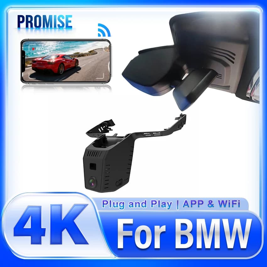 New! 4K 2160P Plug and Play Dash Cam for BMW M3 M4 M340i and M2 G87 Facelift 2025 2026, OEM Factory Look Car Camera with WIFI and APP