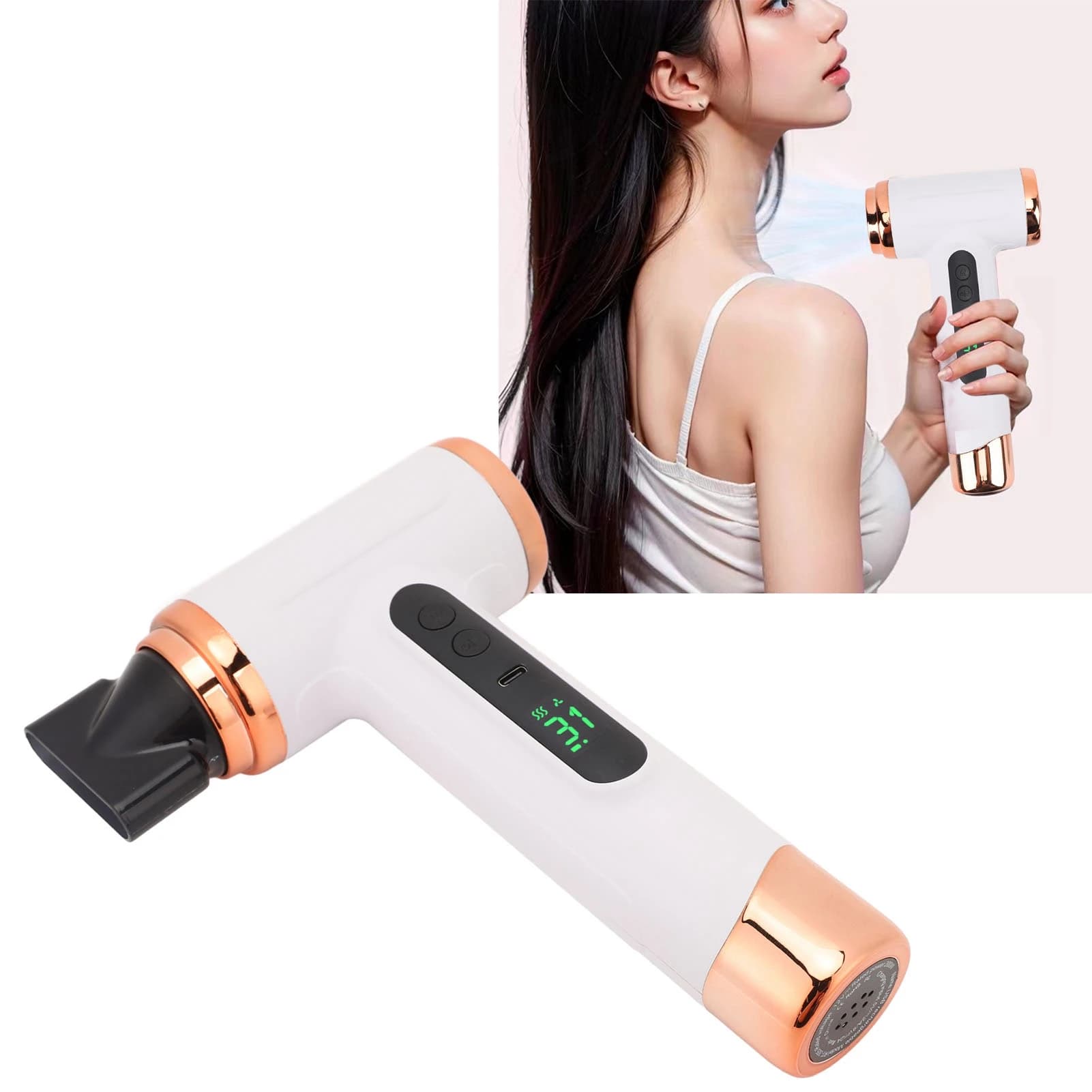 Wireless 15000mAh Portable USB Charging with Cool Wind USB Charging and Hot 200W for Sleeping Students