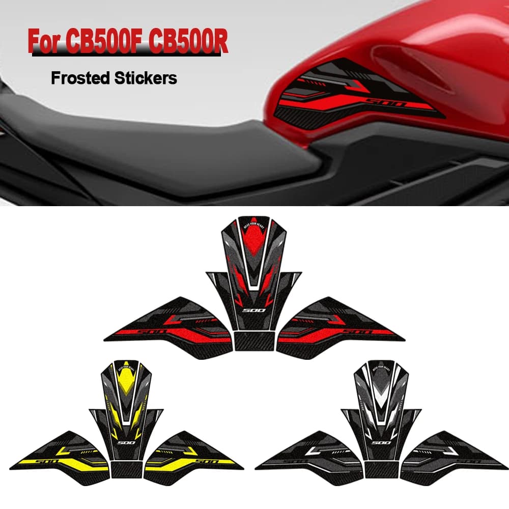 For CB500 CB 500 Hornet R CB500F CB500R CBR500R 2026 Motorcycle Accessories Tank Pad Frosted Stickers Protection Decals