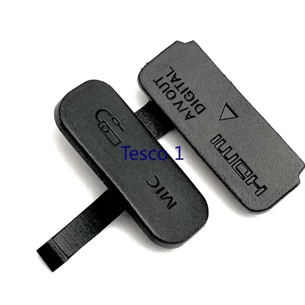 Nuovo di Zecca per Canon 750D 760D - Coperchio Inferiore in Gomma USB/HDMI Compatibile DC IN/VIDEO OUT con Tappo in Pelle - Pezzo di Ricambio