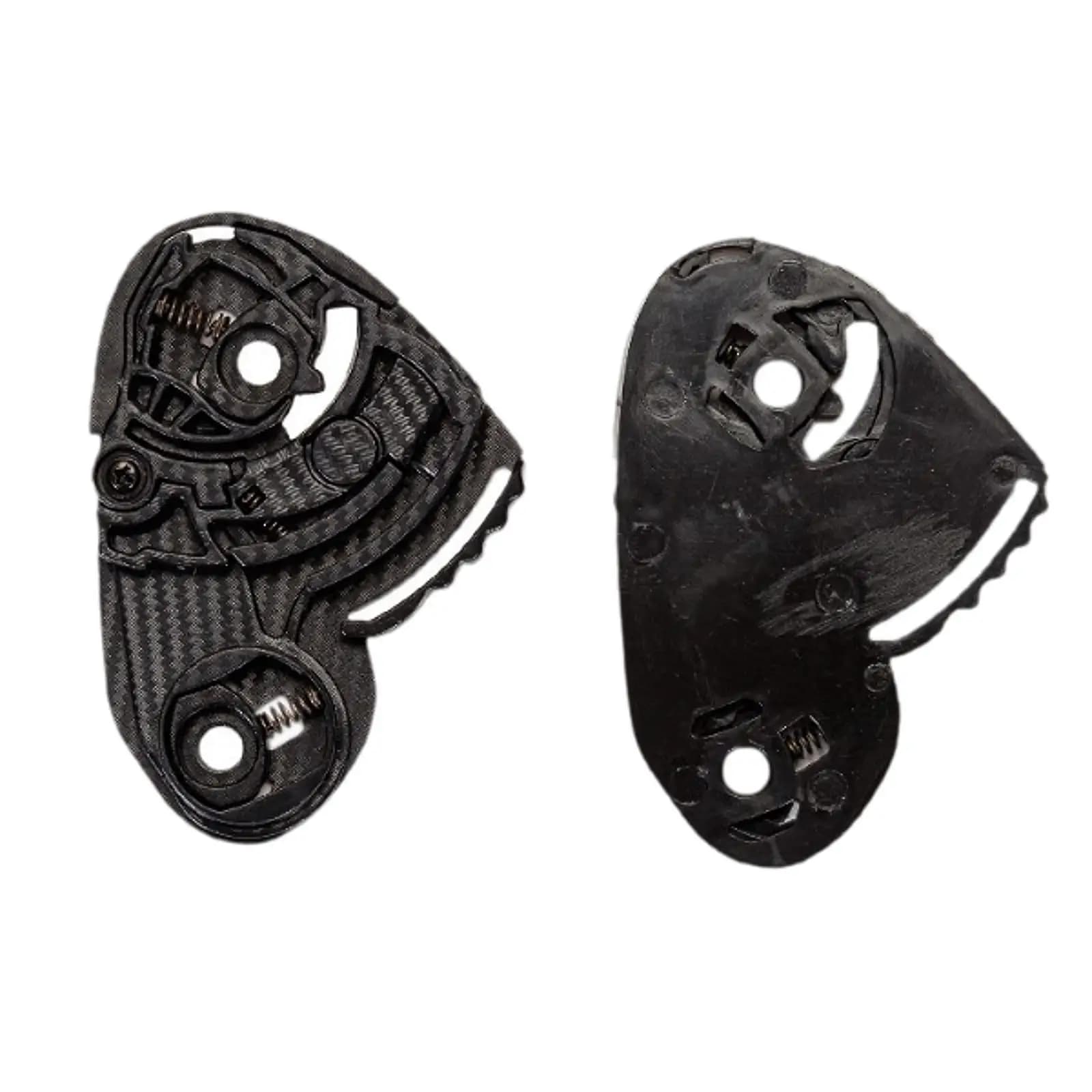 Gli accessori della base dello scudo del casco del motociclo da 2 pezzi sostituiscono le parti per Kre Sv