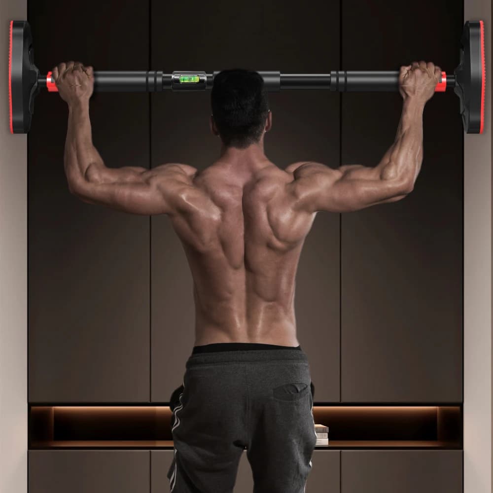 Traction bar for door without drill Wall mounted traction bar for upper body workout at home