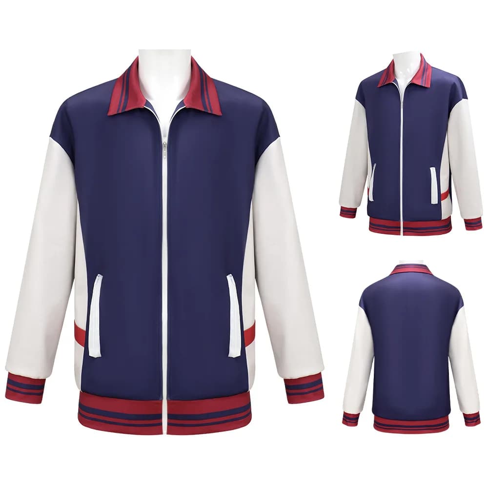 Will Byers Cosplay Costume, Adult Men's Jacket, Coat with Hood for Role Games, Halloween, Carnival and Holidays
