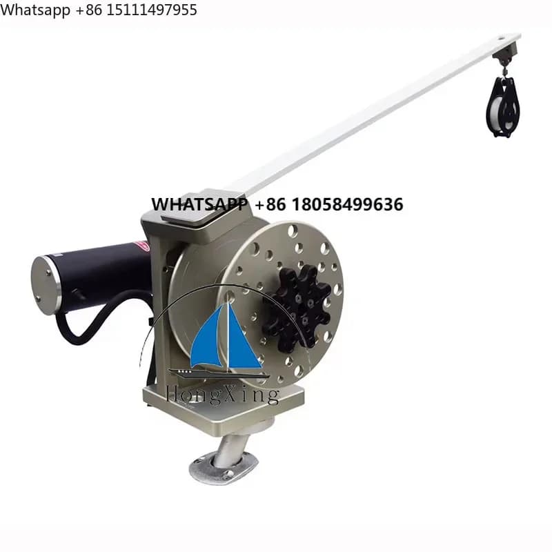 Marine Fishing Rope Drawing Machine Windlass Fishermen's Good Helper Sea Fishing