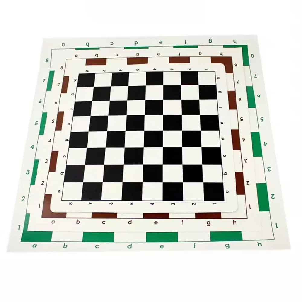 Scacchiera in Pelle PU, Set di Pezzi degli Scacchi, Tavola 43x43cm/16.9x16.9 Pollici, Scacchiera Pieghevole per Scacchi o Shogi