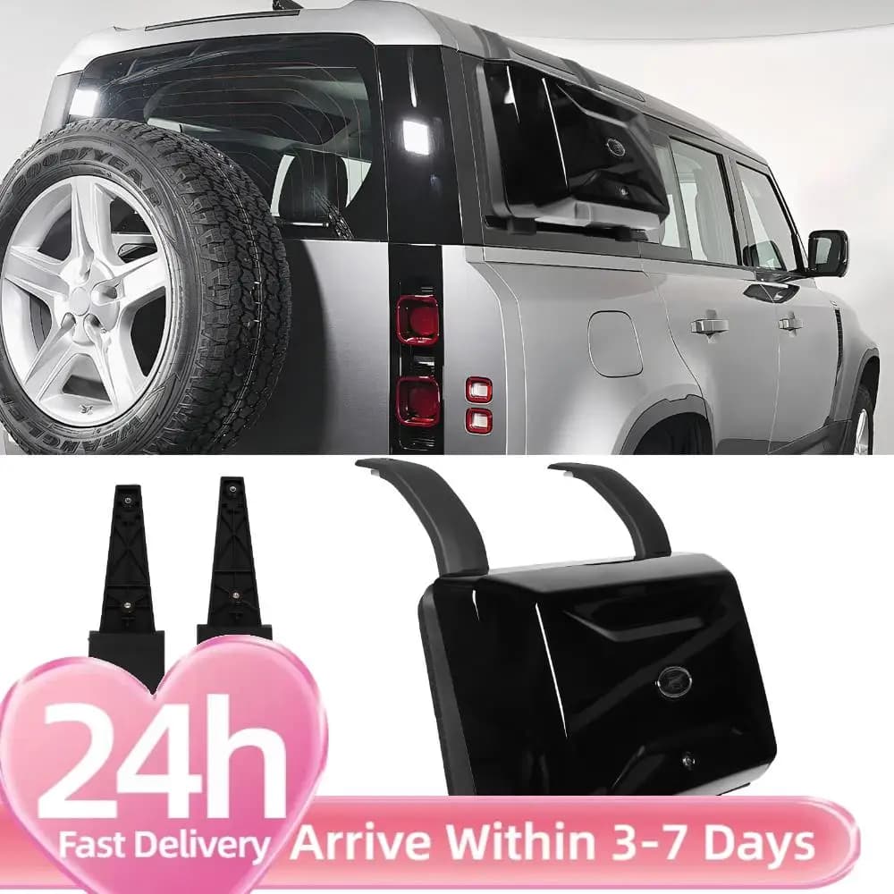 Black Side Box Lucida Anti-rust for Exterior, Usura-resistant, for Land Rover Defender 2020-2024