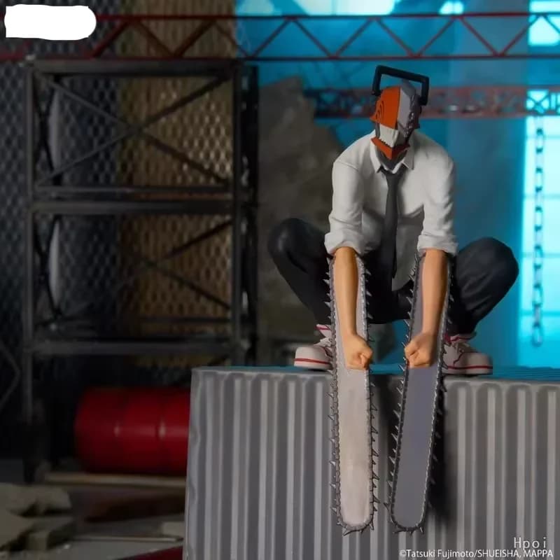 Figura Anime 15cm Chainsaw Man Denji Action Figure Denji Power 1560 Chainsaw Man Denji Statuetta Modellino da Collezione per Adulti Giocattolo