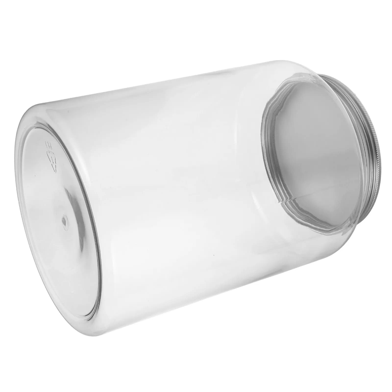 Large Capacity Transparent Storage Jar 20cm Dustproof Clear Display Box Cotton Organizer Bathroom Container Protective