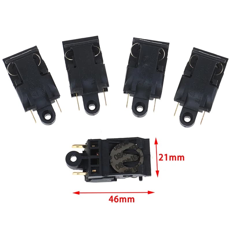 2 Pezzi Interruttore Termostatico per Caldaia 100-240V 13A T125 TM-XD-3, Interruttore a Pressione per Bollitore Elettrico e Vapore - TiNQ Store