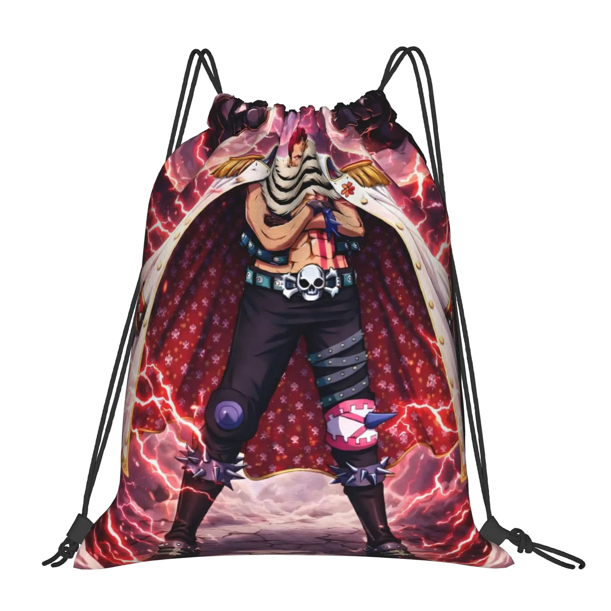 Charlotte Katakuri One Piece Bags with Snorkeling Drawstring, Handbags with Drawstring for Men and Women, Swimwear Bag, Multifunction Pocket