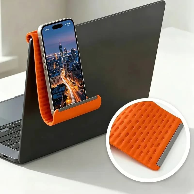 New Deformable Silicone Lazy Stand Flexible Foldable Universal Holder For Phones Tablets Laptops
