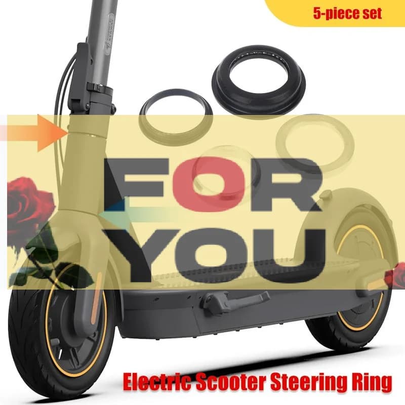 Ricambio Cuscinetto Forcella Anteriore e Parte Rotante per Monopattino Elettrico Ninebot MAX G30 - Set Accessori Sterzo Superiore/Inferiore