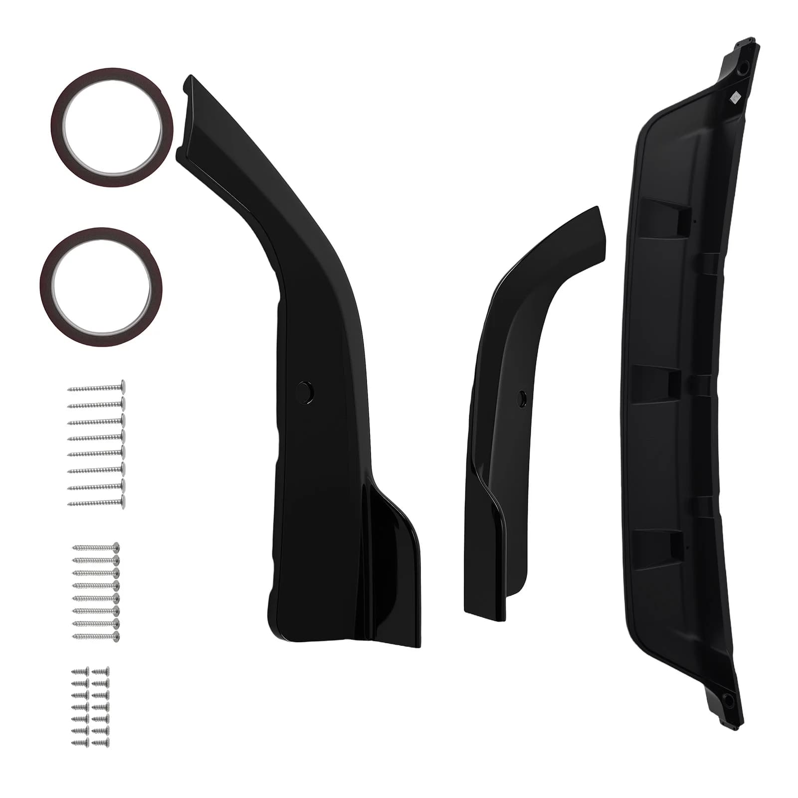 Diffusore Posteriore per Paraurti in ABS Nero Lucido, 3 Pezzi, per BMW G05 X5 M Sport 2019-2025