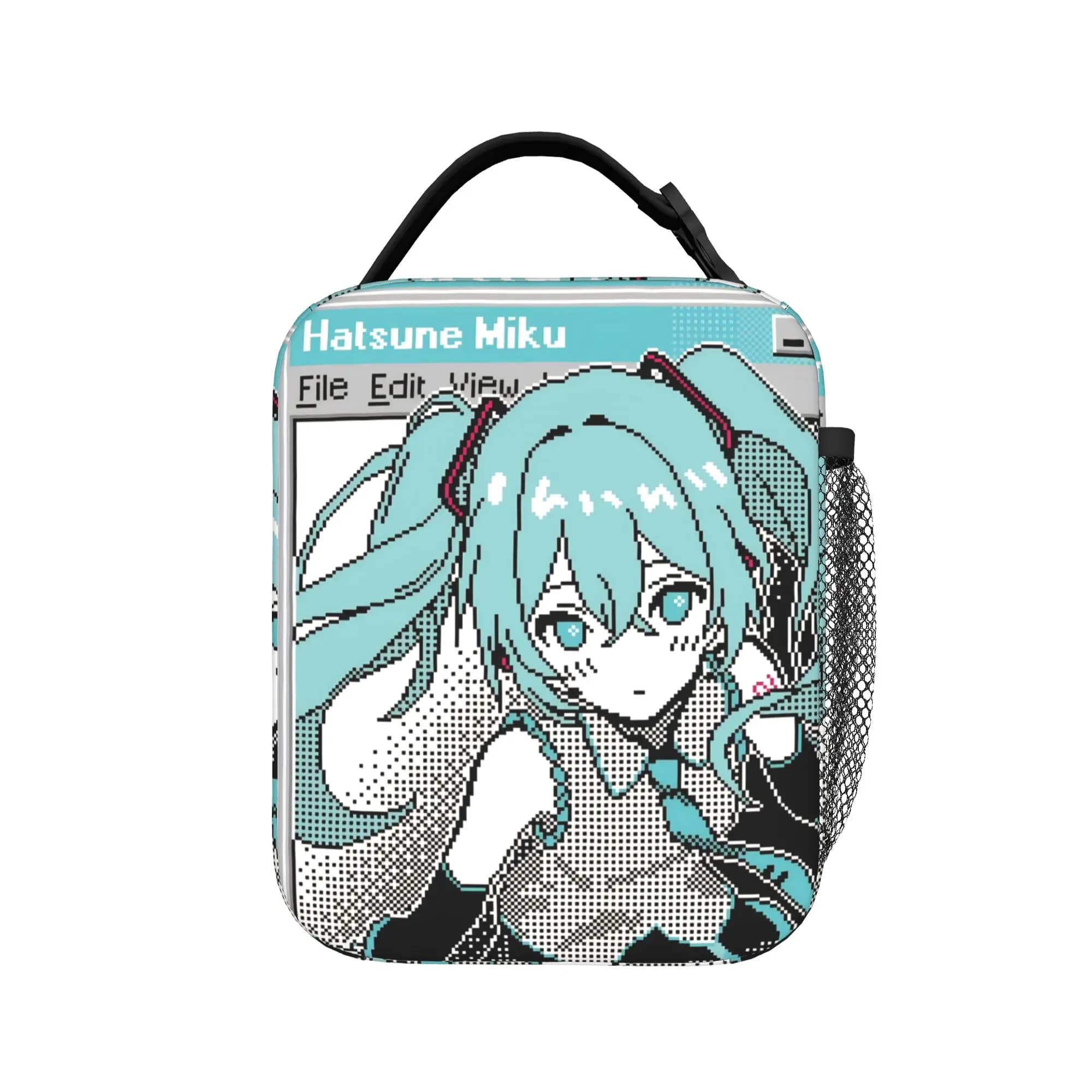 Borse termiche per il pranzo isolanti Hatsune Miku, borsa termica riutilizzabile, contenitore per il pranzo, borsa portatile per il pranzo, custodia per bento, scuola, viaggi