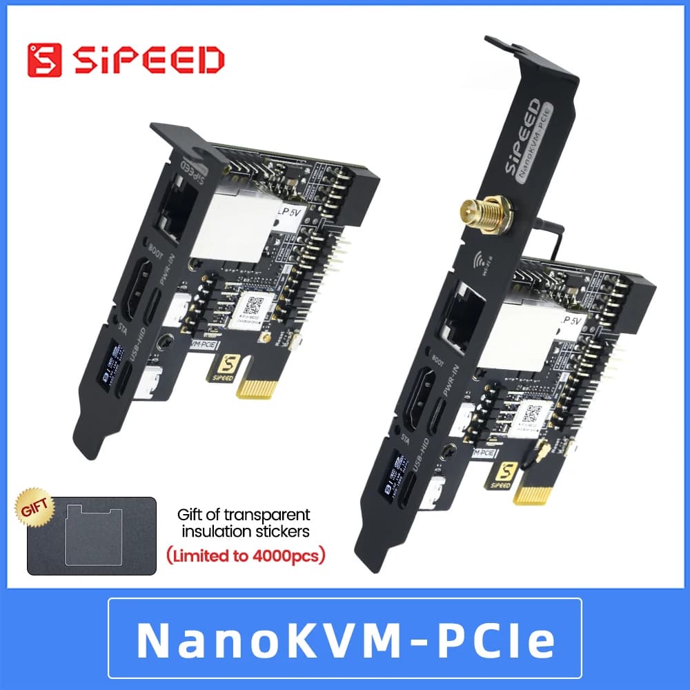 Sipeed NanoKVM PCIe PiKVM Mini Server di Controllo Remoto e Manutenzione HDMI