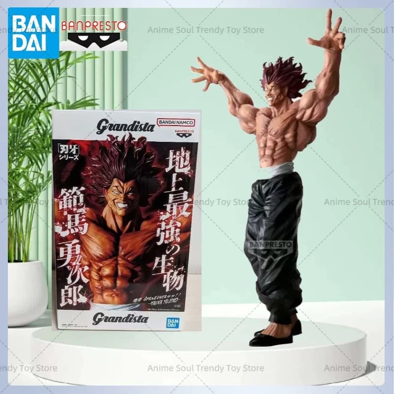 Originale BANDAI Grandista Hanma Yujiro Grappler Baki Action Figure Giocattoli PVC Modello Collezione BANPRESTO Gros Amime Figurine