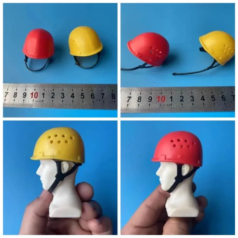 1/6 Scale Helmet Hat Modern Trend Engineering Safety Plastic Material Cap Model for 12inch Female Soldier Action Figures Dolls