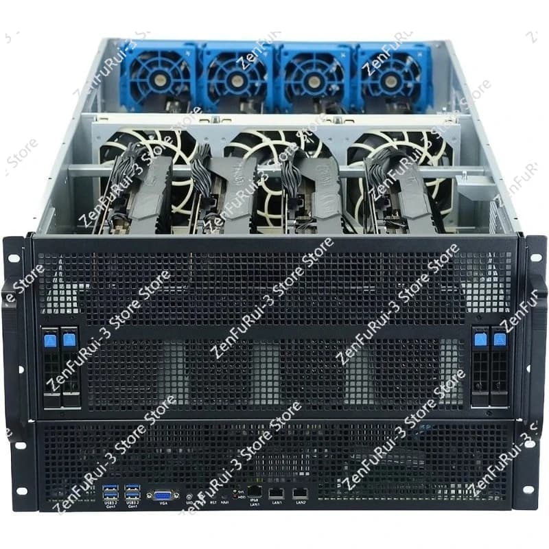 4a generazione 5a generazione 8 carte 4090 tre slot 8 carte 5090 carte da gioco 6U GPU server