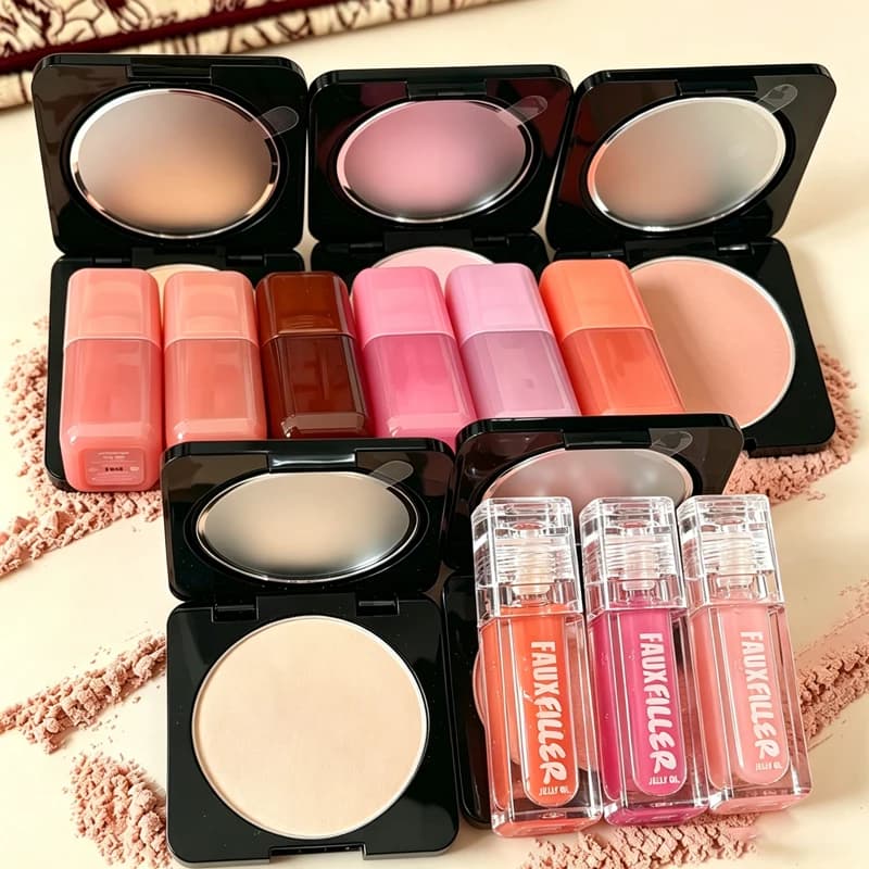 Hot Rod For IPhone 17 ProMax Phone Case Juicy Goji Smooth Lip Gloss Lipstick Blush Lip Liner Pencil New Launched Setting Powder