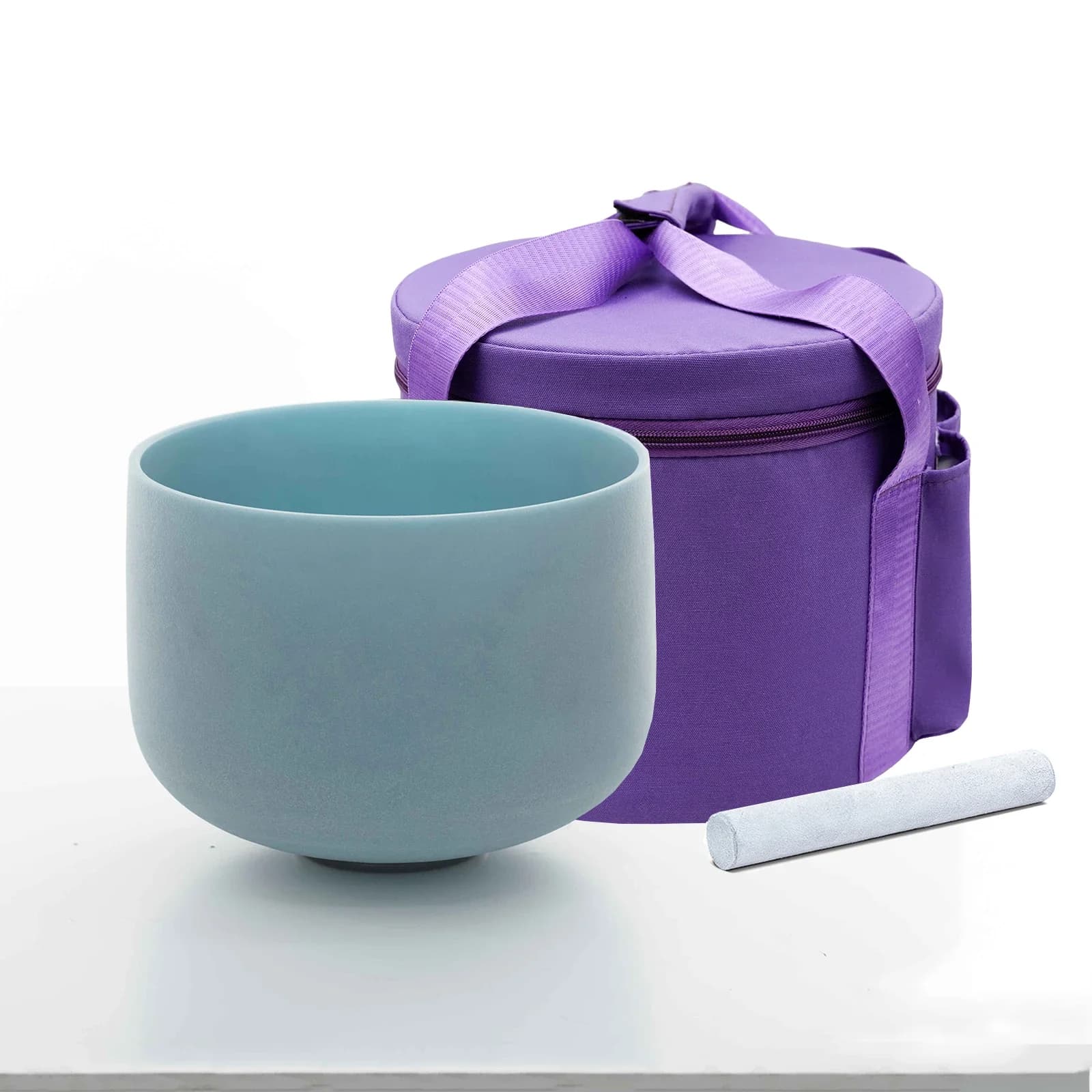 STAR LINKUP 10 inch 440/432hz Lapis Lazuli Gemstone Fusion Crystal Singing Bowl with Purple Bag ,Tibetan Meditation Sound Bowl