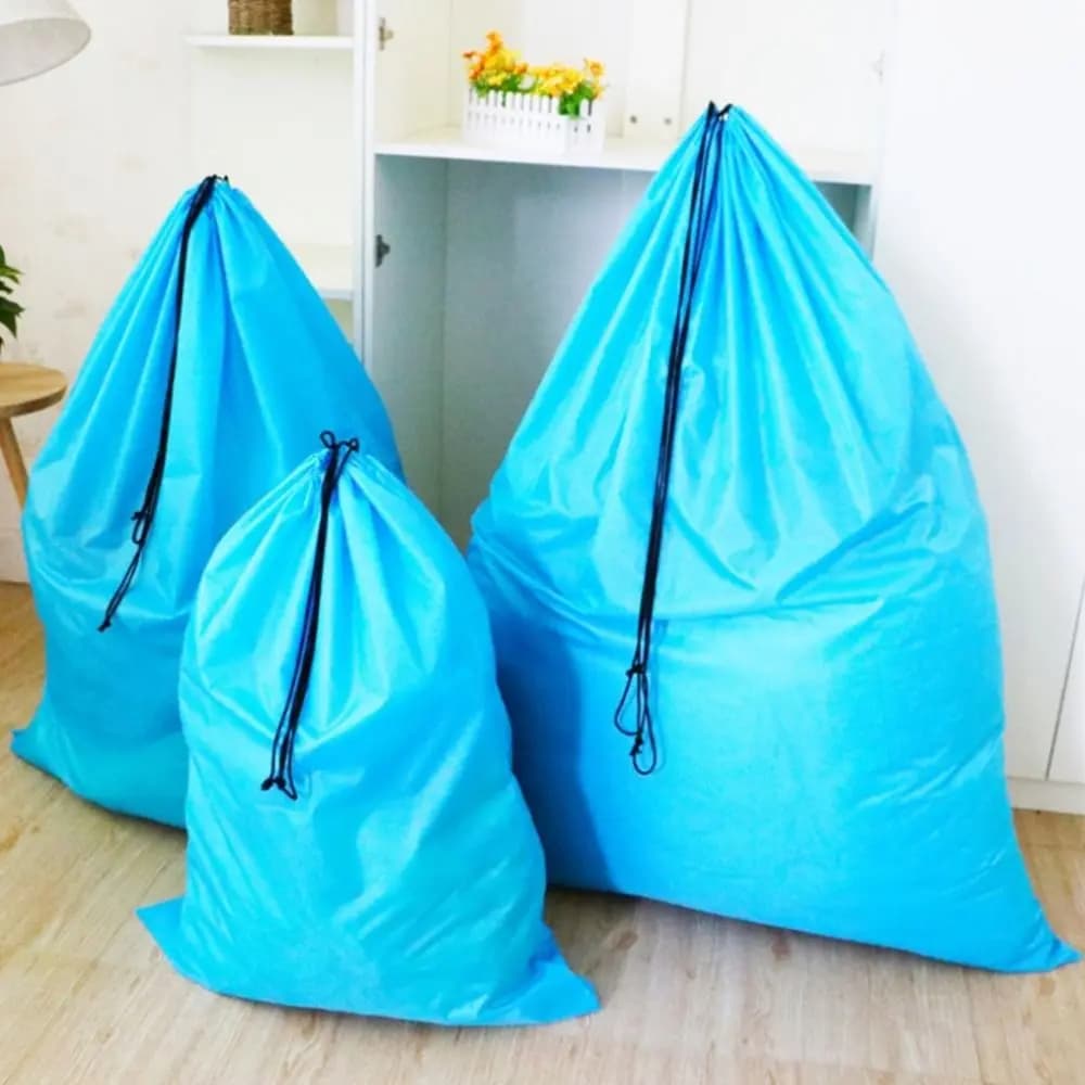 New Waterproof Drawstring Sack Large Capacity Super Large Dust Bag Reusable Oxford Cloth Laundry Bags