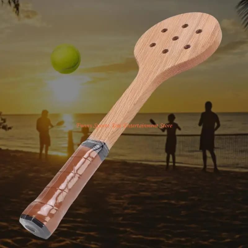 C4DE Accurate Swing Exercise Trainer Wood Knife Tennis Rack Soft Dot Trainer