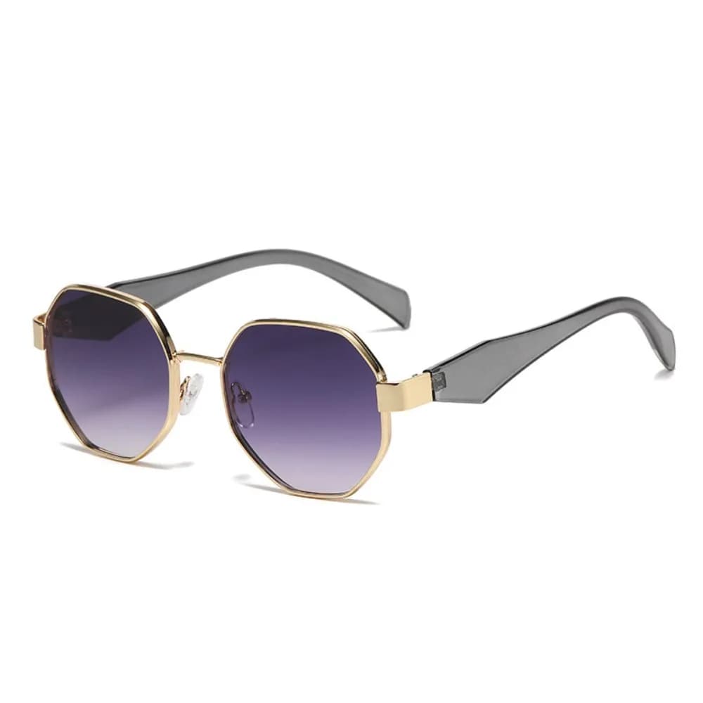 Fashion UV400 Polygonal Sunglasses Classic Gradient Color Women Sunglasses PC Shades Eyewear Anti-UV Glasses Business