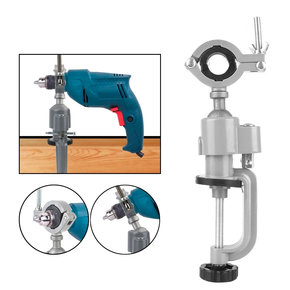 Support for Electric Trapano, Fixing Bracket, Bench Clamp, Orientable Table Morse, Multifunction Tools Accessories