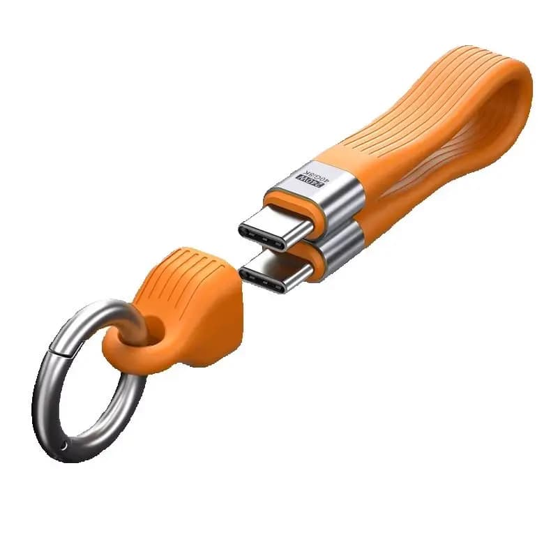 USB-C to Type-C 240W USB4.0 40Gbps Cable Keychain PD3.1 5A 8K@60Hz Data Cord For TV Laptop Tablet MacBook Video Transmission
