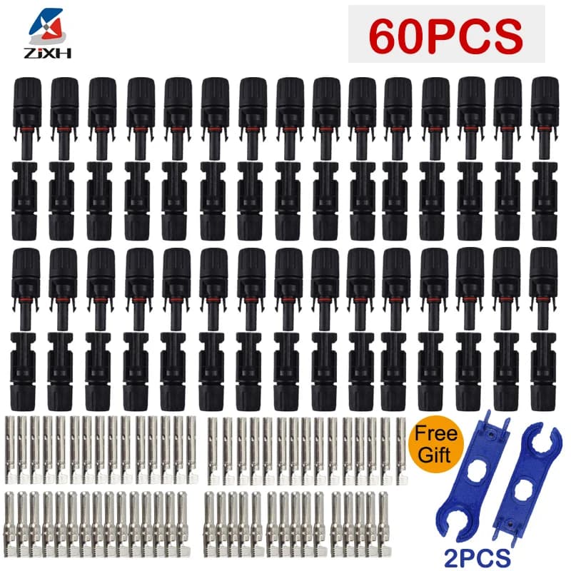 5/10 paia di connettori solari Spine fotovoltaiche 1000 V 30 A Kit connettori pannello solare disponibile per cavi fotovoltaici/MC 2,5/4/6 mm2