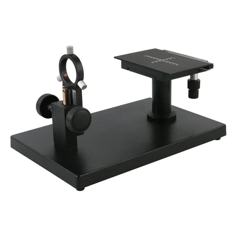 Supporto per messa a fuoco da 50 mm Supporto orizzontale per fotocamera per microscopio video digitale monoculare con fase di osservazione mobile regolabile XY