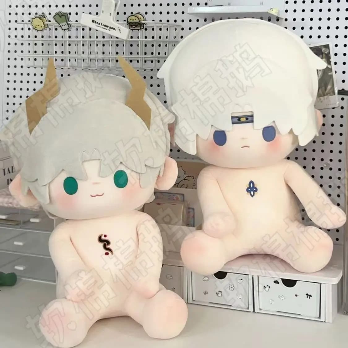 Original game Supernatural Action Group fan merchandise Zero Freedom attribute 40cm Sitting cotton doll