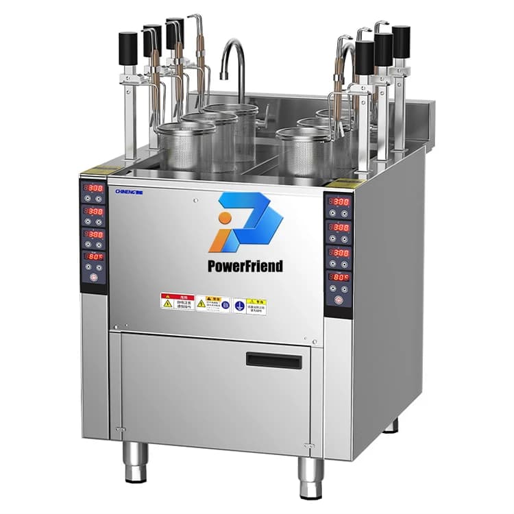 Fornello per pasta da banco a gas commerciale Macchina per cucinare noodle cinesi