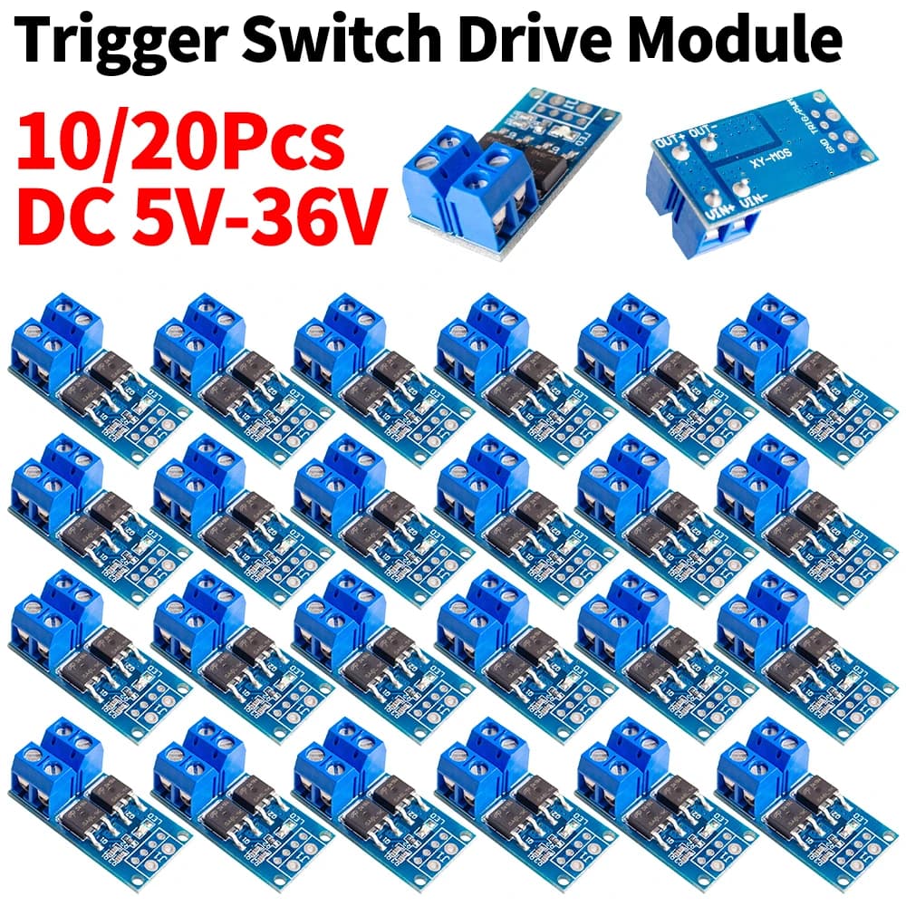 15A 400W MOSFET Trigger Switch Drive Module PWM Regulator Control Panel DC 5V-36V Electronic Switch Control Board for arduino