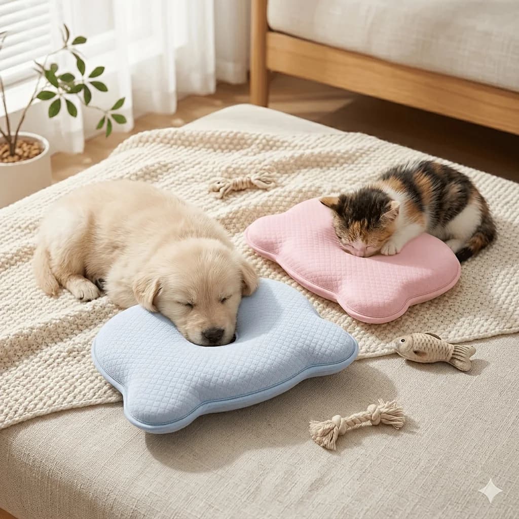 A Creatively Cute and Comfortable Resting Mat for Cats and Small Dogs,a Pet Pillow,a Hollow-out Breathable Ultra-high Resilience