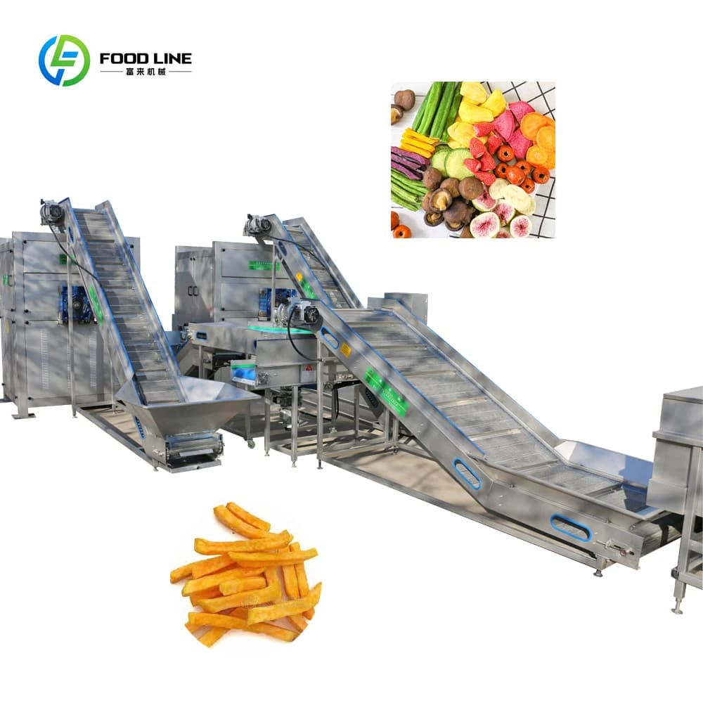Linea di produzione di patatine di frutta secca di mela/macchina per la lavorazione di mango secco/macchine per frutta secca