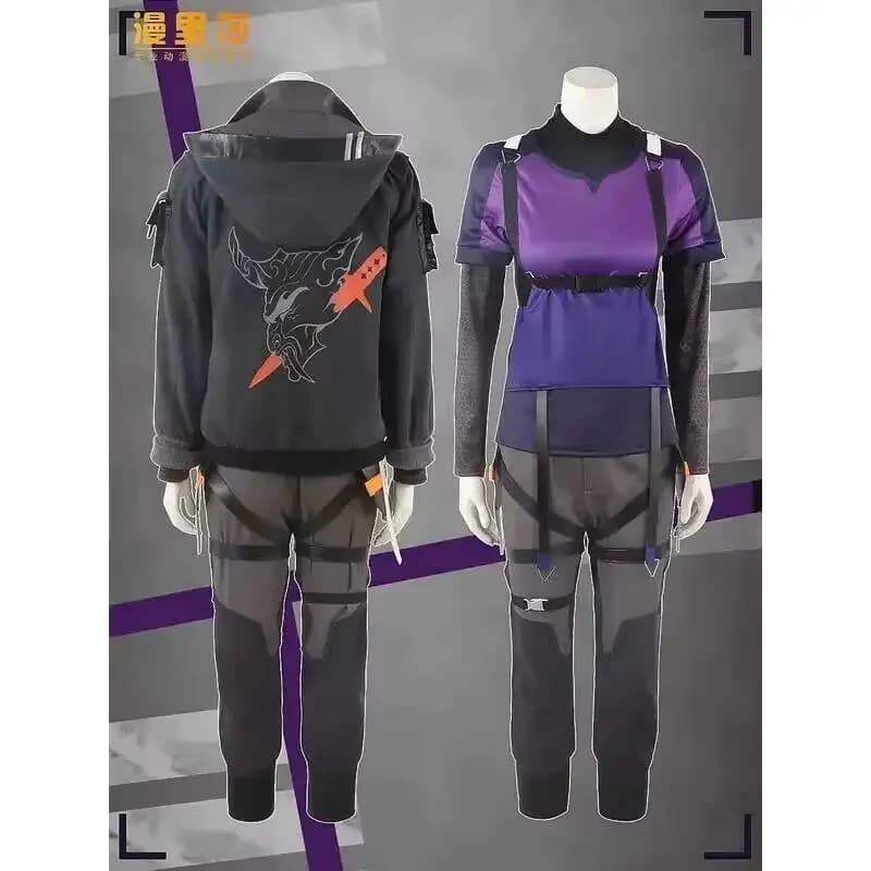 Costume Cosplay NIJISANJI 30CM Propr;5'b\7,k/ - 5;e,8\v,5/Vtuber Shoto / Shou Shxtou 2.0 Halloween Game Outfit per Uomo e Donna