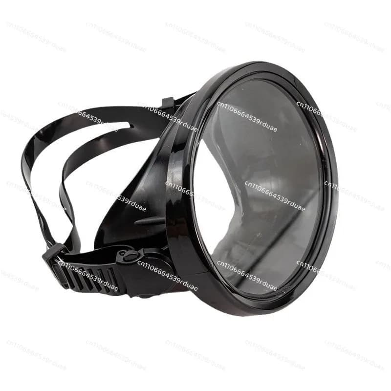 Maschera subacquea da pesca per adulti, universale, con montatura grande, HD, per immersioni libere, snorkeling, in PVC, 3 pezzi
