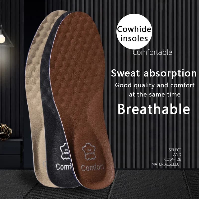 1 paio solette per scarpe in pelle per piedi supporto per arco plantare soletta ortopedica fascite plantare cuscinetti per scarpe ammortizzante suola per scarpe in pelle bovina