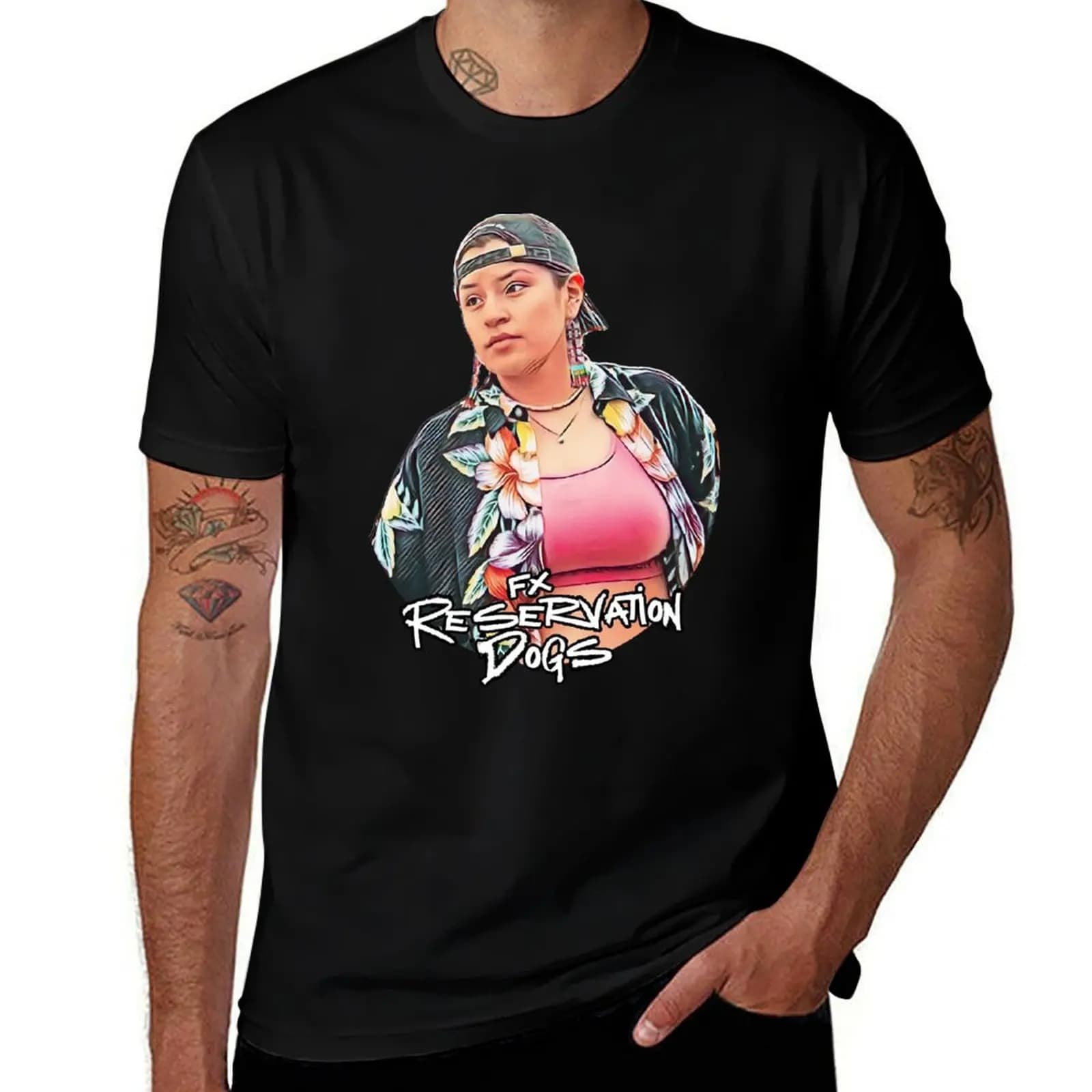T-shirt Cheese Reservation Dogs T-shirt essenziale in tinta unita